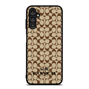 COACH NEW YORK BROWN Samsung Galaxy A14 Case Cover COACH NEW YORK BROWN Samsung Galaxy A14 Case Cover