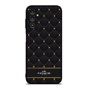 COACH NEW YORK GOLD PATTERN Samsung Galaxy A14 Case Cover