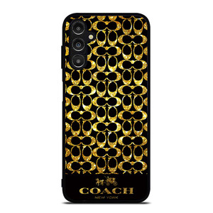 COACH NEW YORK GOLD Samsung Galaxy A14 Case Cover COACH NEW YORK GOLD Samsung Galaxy A14 Case Cover