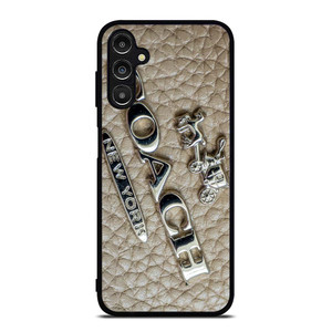 COACH NEW YORK LOGO ON LEATHER Samsung Galaxy A14 Case Cover COACH NEW YORK LOGO ON LEATHER Samsung Galaxy A14 Case Cover