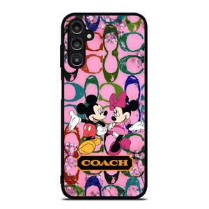 COACH PINK MICKEY MINNIE Samsung Galaxy A14 Case Cover COACH PINK MICKEY MINNIE Samsung Galaxy A14 Case Cover