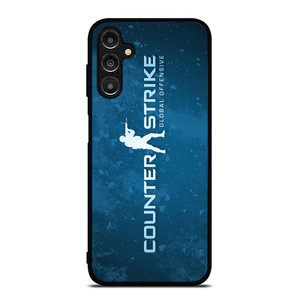 COUNTER STRIKE CSGO LOGO BLUE Samsung Galaxy A14 Case Cover COUNTER STRIKE CSGO LOGO BLUE Samsung Galaxy A14 Case Cover
