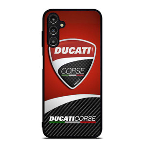 DUCATI CORSE LOGO CARBON Samsung Galaxy A14 Case Cover DUCATI CORSE LOGO CARBON Samsung Galaxy A14 Case Cover