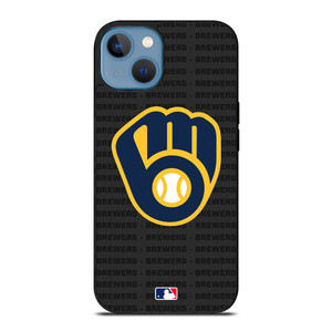 MILWAUKEE BREWERS BASEBALL BLACK iPhone 13 Case Cover MILWAUKEE BREWERS BASEBALL BLACK iPhone 13 Case Cover