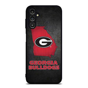 GEORGIA BULLDOGS SYMBOL METAL Samsung Galaxy A14 Case Cover