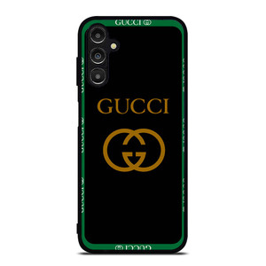 GUCCI ROUND BLACK Samsung Galaxy A14 Case Cover GUCCI ROUND BLACK Samsung Galaxy A14 Case Cover