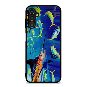 GUY HARVEY ISLAND Samsung Galaxy A14 Case Cover GUY HARVEY ISLAND Samsung Galaxy A14 Case Cover