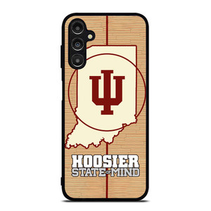 HOOSIER STATE OF MIND INDIANA WOODEN LOGO Samsung Galaxy A14 Case Cover