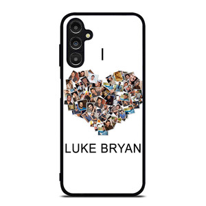 I LOVE LUKE BRYAN COLLAGE Samsung Galaxy A14 Case Cover