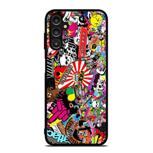 JDM STICKER BOMB COLLAGE Samsung Galaxy A14 Case Cover JDM STICKER BOMB COLLAGE Samsung Galaxy A14 Case Cover