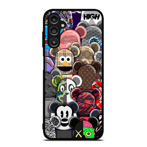 KAWS ALL CHARACTER ICON Samsung Galaxy A14 Case Cover KAWS ALL CHARACTER ICON Samsung Galaxy A14 Case Cover