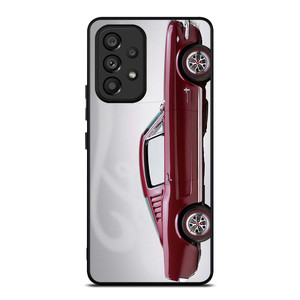 1965 FORD MUSTANG RED CAR Samsung Galaxy A53 Case Cover
