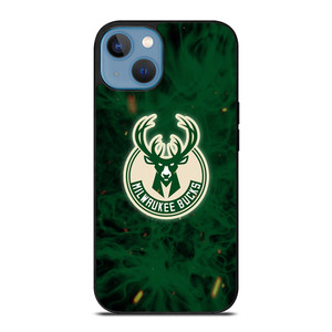 MILWAUKEE BUCKS BASKETBALL NBA FIRE iPhone 13 Case Cover MILWAUKEE BUCKS BASKETBALL NBA FIRE iPhone 13 Case Cover
