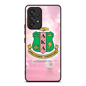 AKA PINK AND GREEN LOGO 2 Samsung Galaxy A53 Case Cover