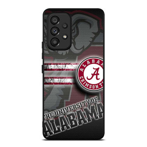 ALABAMA CRIMSON TIDE CARBON Samsung Galaxy A53 Case Cover