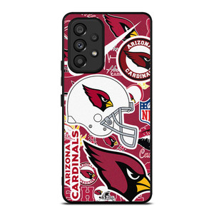 ARIZONA CARDINALS NFL STICKER BOMB Samsung Galaxy A53 Case Cover