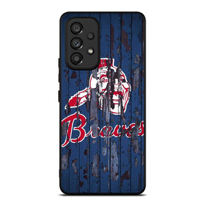 ATLANTA BRAVES RUSTY WOOD Samsung Galaxy A53 Case Cover