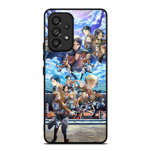 ATTACK ON TITAN ANIME CHARACTER Samsung Galaxy A53 Case Cover