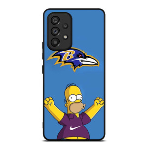 BALTIMORE RAVENS NIKE THE SIMPSONS Samsung Galaxy A53 Case Cover