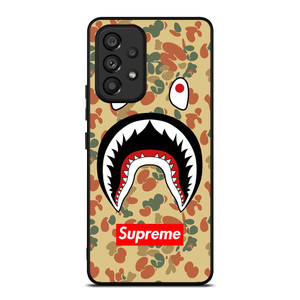 BAPE CAMO SHARK SUPREME Samsung Galaxy A53 Case Cover BAPE CAMO SHARK SUPREME Samsung Galaxy A53 Case Cover