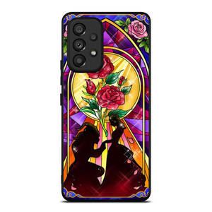 BEAUTY AND THE BEAST ROSE FLAWER Samsung Galaxy A53 Case Cover