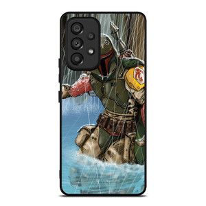 BOBA FETT STAR WARS CARTOON Samsung Galaxy A53 Case Cover