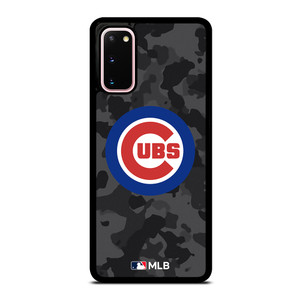CHICAGO CUBS BASEBALL BLACK CAMO Samsung Galaxy S20 Case Cover