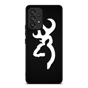 BROWNING ARMS METAL LOGO Samsung Galaxy A53 Case Cover BROWNING ARMS METAL LOGO Samsung Galaxy A53 Case Cover