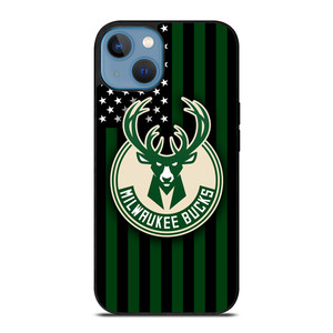 MILWAUKEE BUCKS NBA USA FLAG iPhone 13 Case Cover MILWAUKEE BUCKS NBA USA FLAG iPhone 13 Case Cover