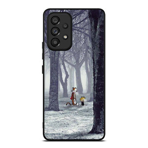 CALVIN AND HOBBES CARTOON Samsung Galaxy A53 Case Cover