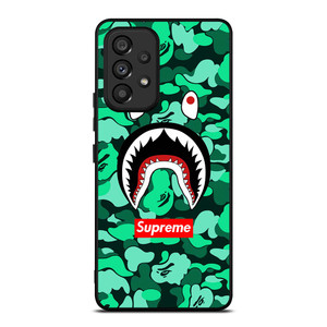 CAMO BATHING APE SUPREME GREEN Samsung Galaxy A53 Case Cover CAMO BATHING APE SUPREME GREEN Samsung Galaxy A53 Case Cover