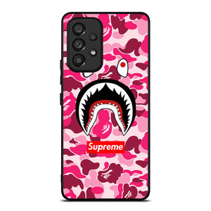 CAMO BATHING APE SUPREME PINK Samsung Galaxy A53 Case Cover