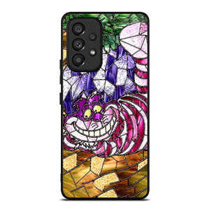 CHESHIRE CAT STAINED GLASS Samsung Galaxy A53 Case Cover