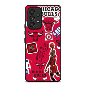 CHICAGO BULLS STICKER BOMB Samsung Galaxy A53 Case Cover