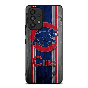 CHICAGO CUBS WOODEN LOGO Samsung Galaxy A53 Case Cover