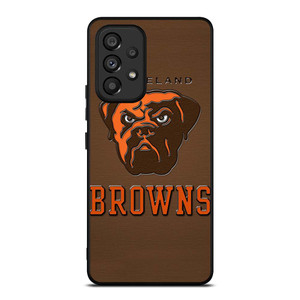 CLEVELAND BROWNS DOG NFL MASCOT Samsung Galaxy A53 Case Cover