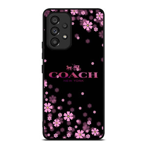 COACH FLOWERS PURPLE Samsung Galaxy A53 Case Cover