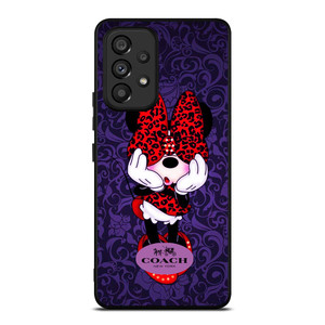 COACH MINNIE MOUSE PURPLE Samsung Galaxy A53 Case Cover