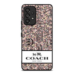 COACH NEW YORK ABSTRACK Samsung Galaxy A53 Case Cover COACH NEW YORK ABSTRACK Samsung Galaxy A53 Case Cover