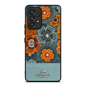 COACH NEW YORK BLUE TEA ROSE Samsung Galaxy A53 Case Cover