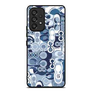 COACH NEW YORK BLUE Samsung Galaxy A53 Case Cover COACH NEW YORK BLUE Samsung Galaxy A53 Case Cover