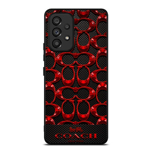 COACH NEW YORK CARBON Samsung Galaxy A53 Case Cover