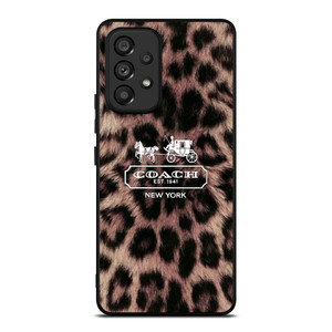 COACH NEW YORK LEOPARD Samsung Galaxy A53 Case Cover COACH NEW YORK LEOPARD Samsung Galaxy A53 Case Cover