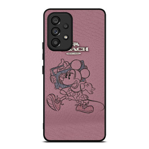 COACH NEW YORK PINK MICKEY MOUSE Samsung Galaxy A53 Case Cover COACH NEW YORK PINK MICKEY MOUSE Samsung Galaxy A53 Case Cover