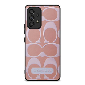 COACH NEW YORK PINK PATTERN Samsung Galaxy A53 Case Cover