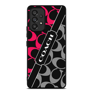 COACH NEW YORK RED WHITE Samsung Galaxy A53 Case Cover