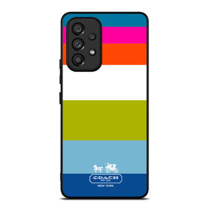 COACH NEW YORK STRIPE Samsung Galaxy A53 Case Cover