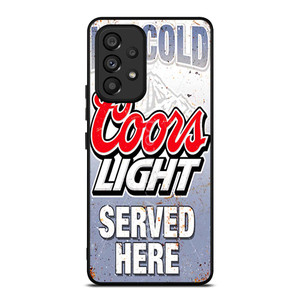 COORS LIGHT BEER ICE GOLD Samsung Galaxy A53 Case Cover