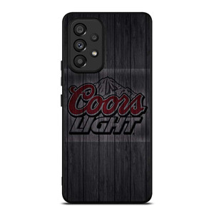 COORS LIGHT WOODEN LOGO Samsung Galaxy A53 Case Cover