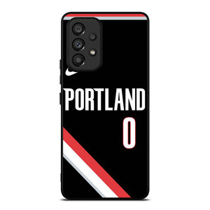 DAMIAN LILLARD PORTLAND TRAIL BLAZERS BLACK Samsung Galaxy A53 Case Cover